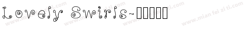 Lovely Swirls字体转换